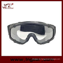 Taktische Airsoft Sport Style Goggle Schutzbrille ohne Knopf